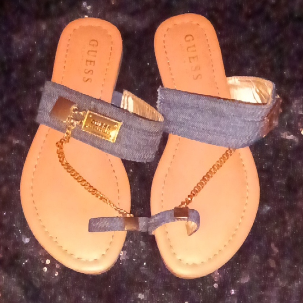 Guess denim sandals